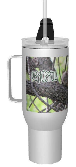 CUPS I Identify as: PEACEFUL Philippians 4:6-7 Mug Kid Cup Thermos Bottle