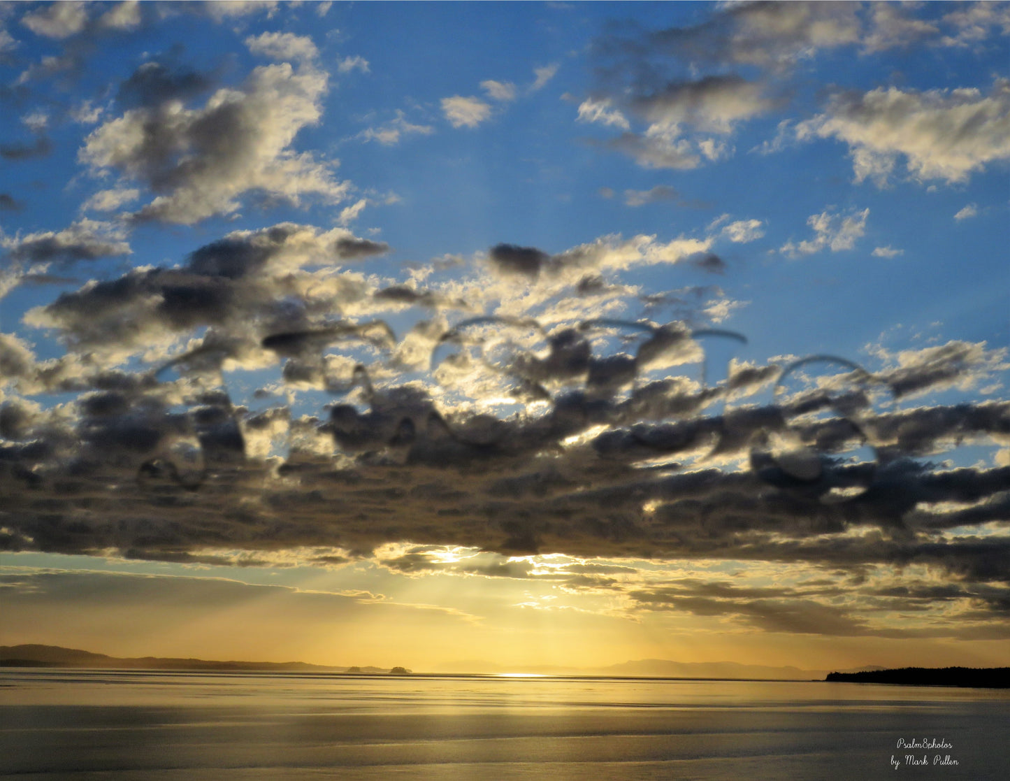 Photo Jesus Sunset Waterway in Alaska