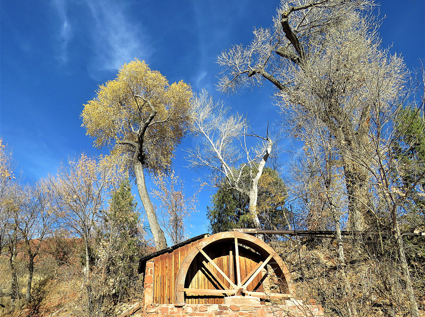 Photo Old Mill and Trees Trail Sedona Arizona