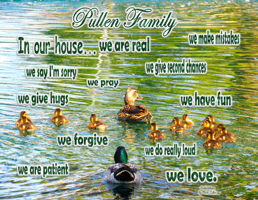 Photo Family Love Highland Springs Country Club Cherry Valley California Duck Family Pond