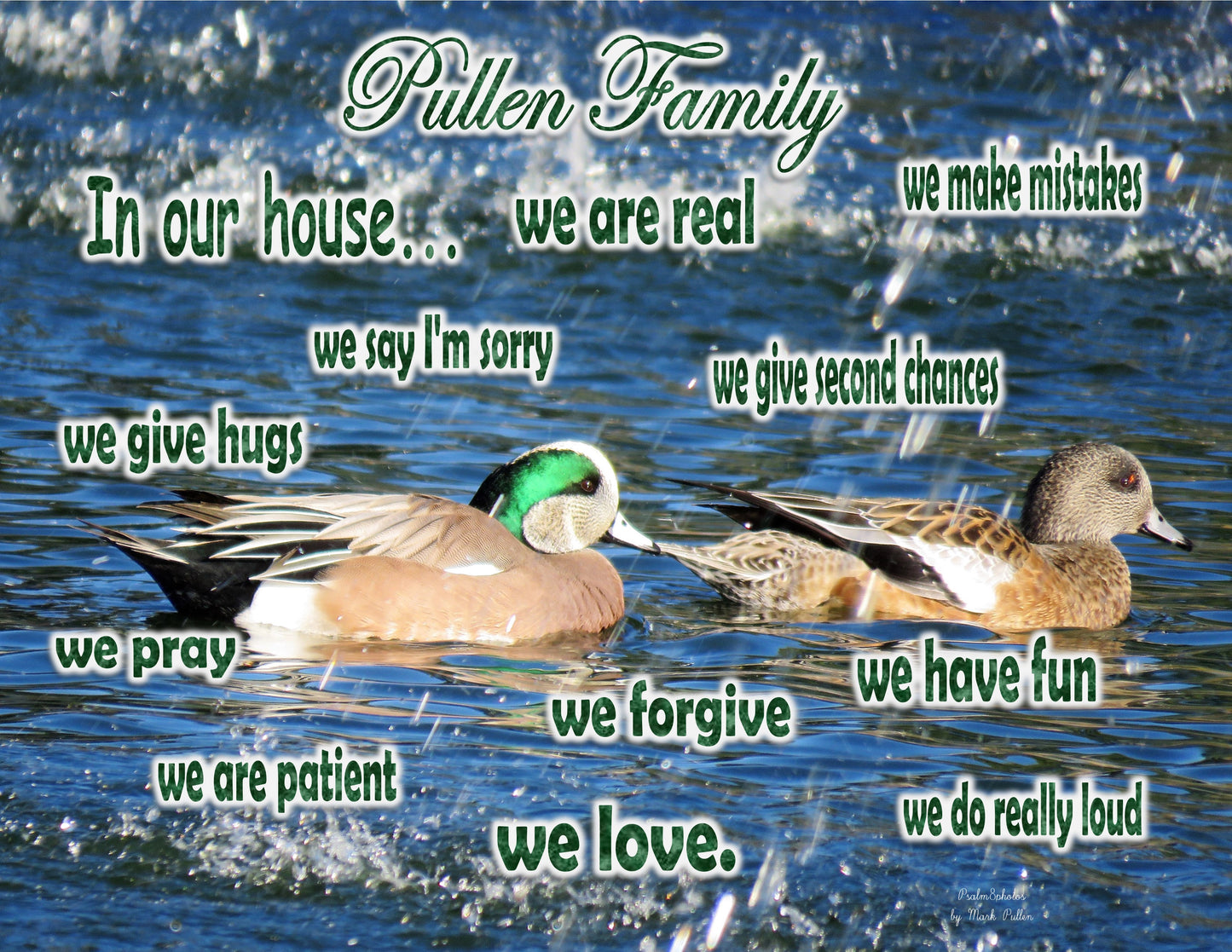 Photo Family Love Highland Springs Country Club Cherry Valley California Ducks Pond